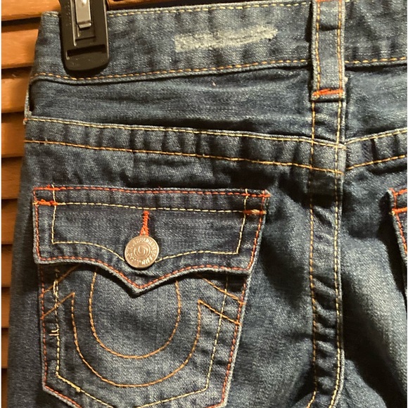 True Religion Distressed Blue Jeans - Picture 9 of 13